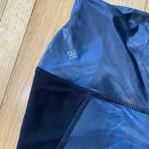 NWT NUX New Heights Canyon Synthetic Leggings Black/Blue Size S - Picture 4 of 12